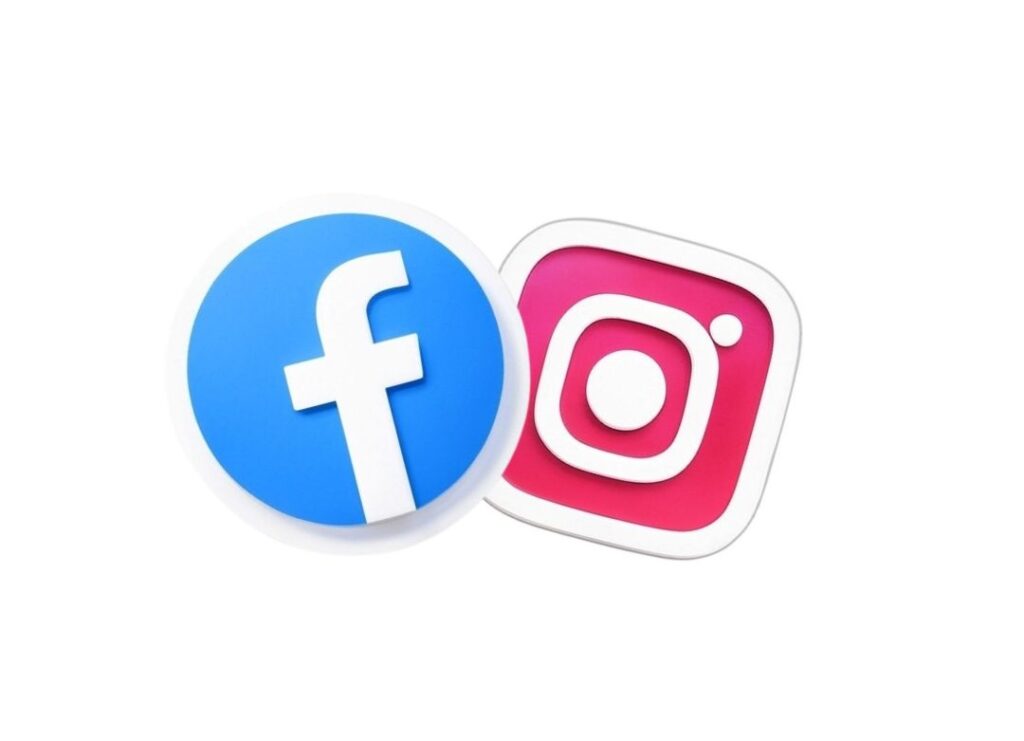 logo instagram et facebook