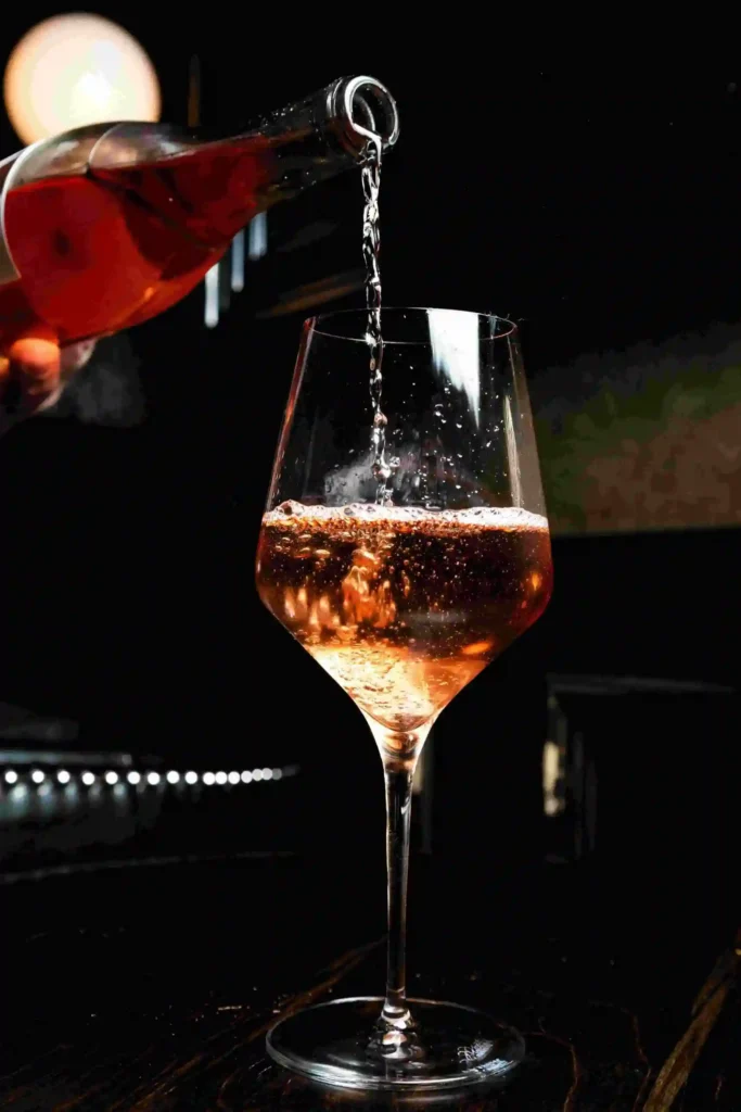 photo d'un verre en train d'etre rempli de vin pour la journée du beaujolais nouveau comme exemple du calendrier des évènements marketing 2025