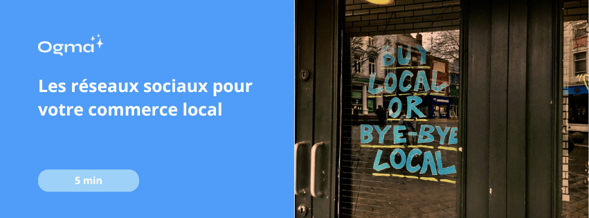 Couverture pour l'article "Les réseaux sociaux pour le commerce local"