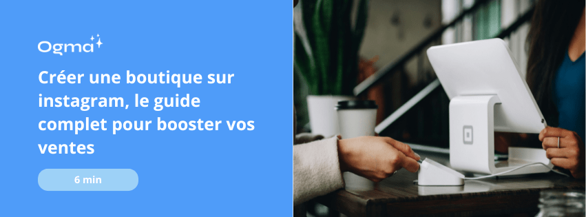 photo de couverture de l'article : créer une boutique sur instagram